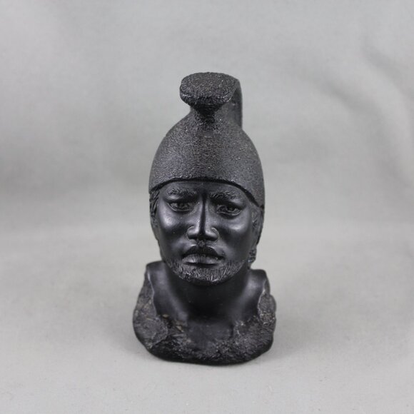 Vintage Coco Joe Tiki Bust - King Kamehameha Bust - Made with Lava - Picture 3 of 8